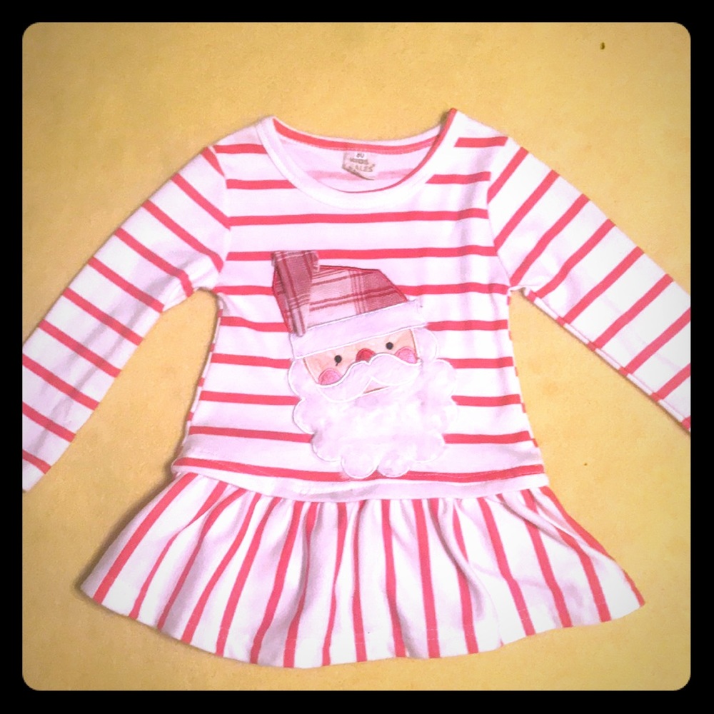 Baby Christmas Dress or Ruffled Top
